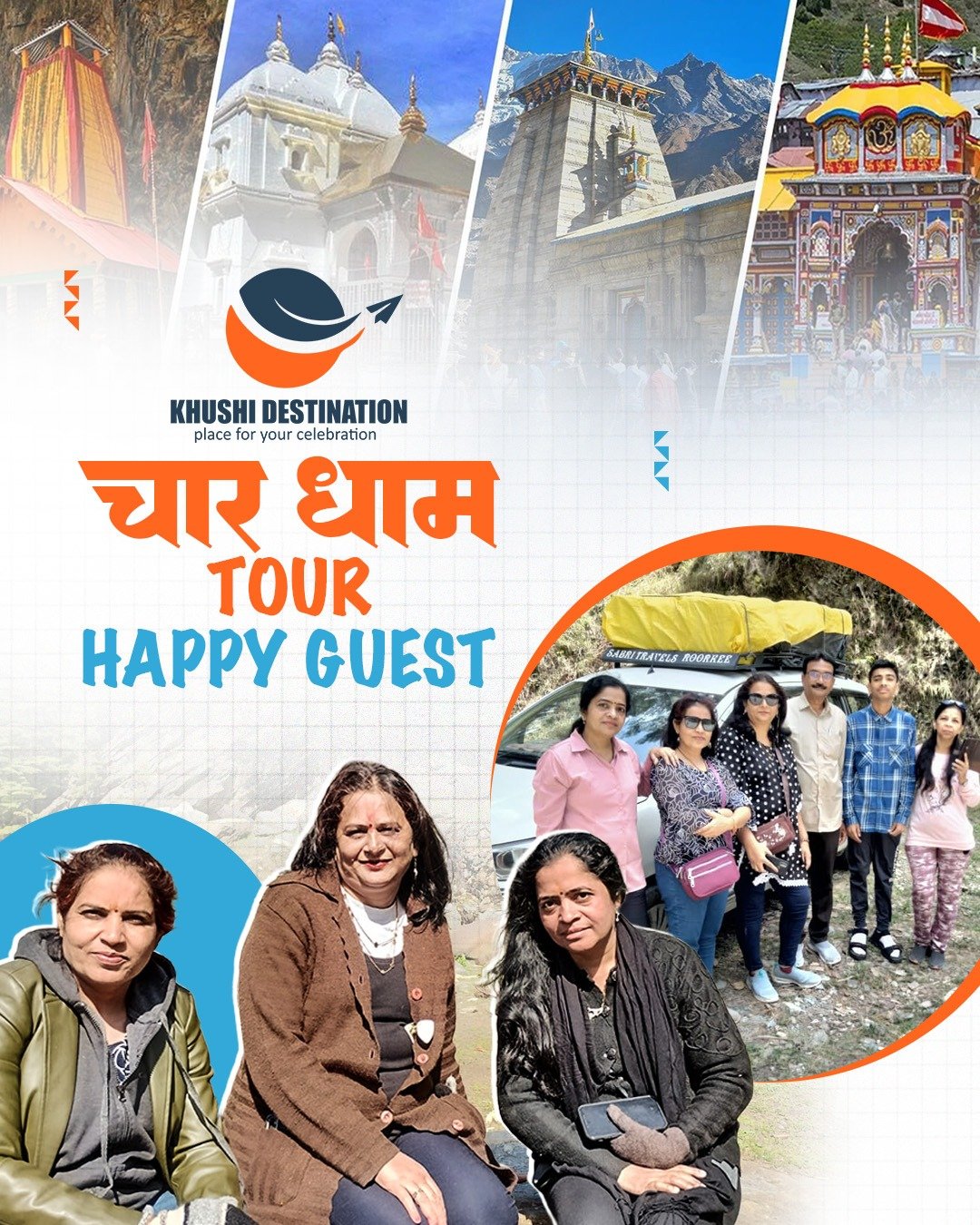 Char Dham tour happy guest